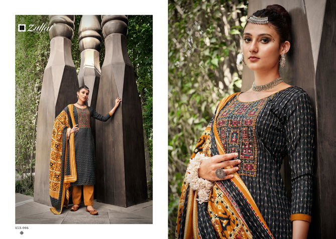 Zulfat Amanda Fancy Festive Wear Pashmina Dress Material Collection